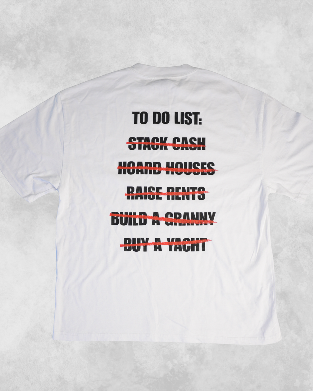The To Do List T-shirt (White)