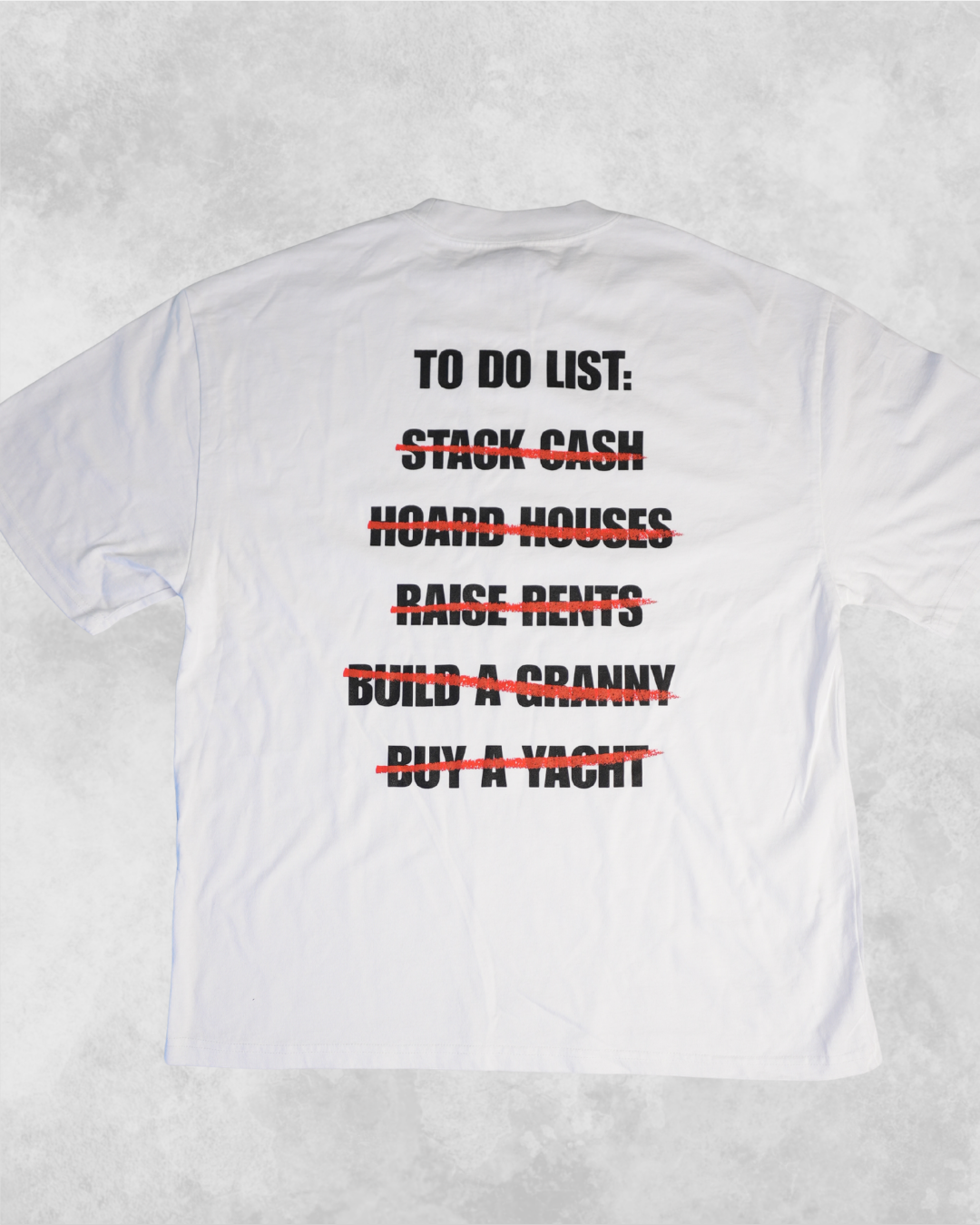 The To Do List T-shirt (White)